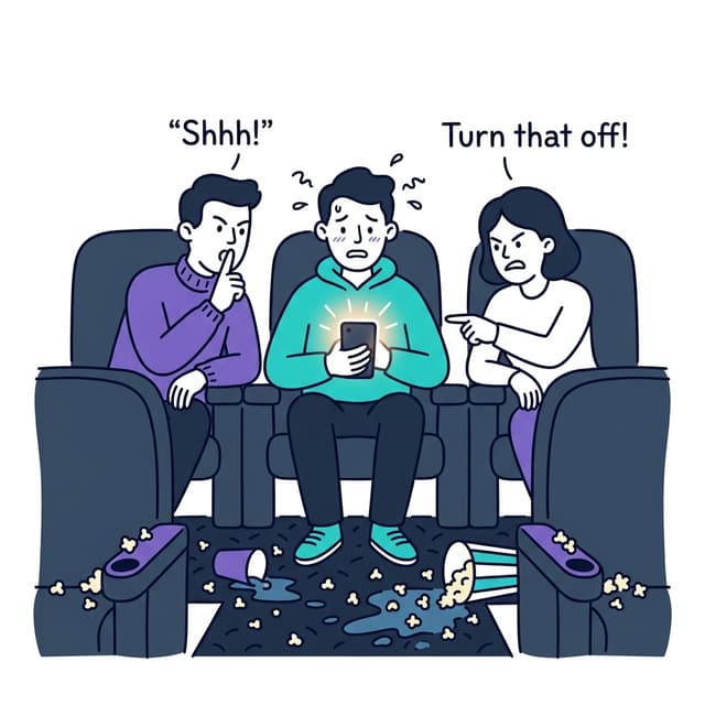 Cinema interruption